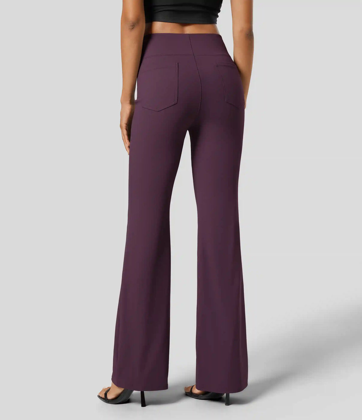 Halara Flex™ High Waisted Back Side Pocket Slight Flare Work Pants