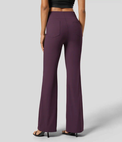 Halara Flex™ High Waisted Back Side Pocket Slight Flare Work Pants