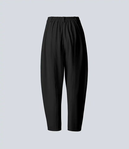 Mid Rise Pocket Barrel Leg Baggy Work Pants