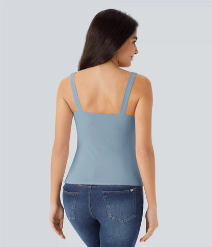 Ruched Casual Tank Top
