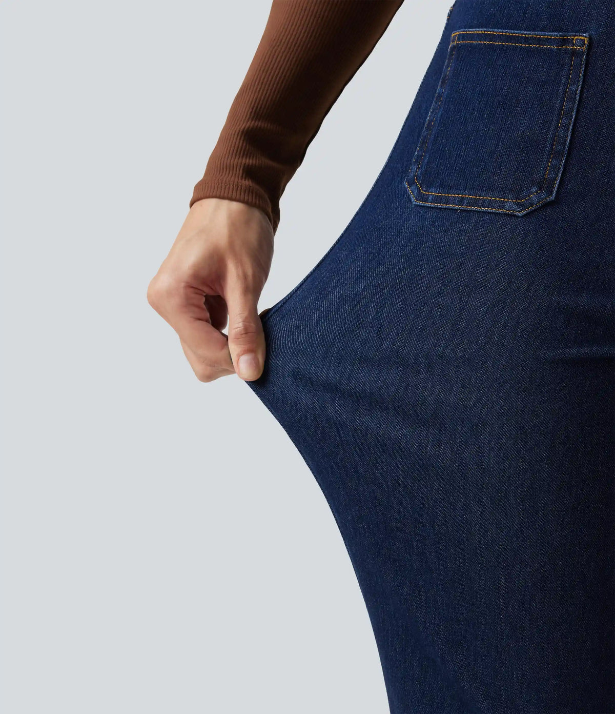 Halara Flex™ Mid Rise Casual Bootcut Jeans with Pockets