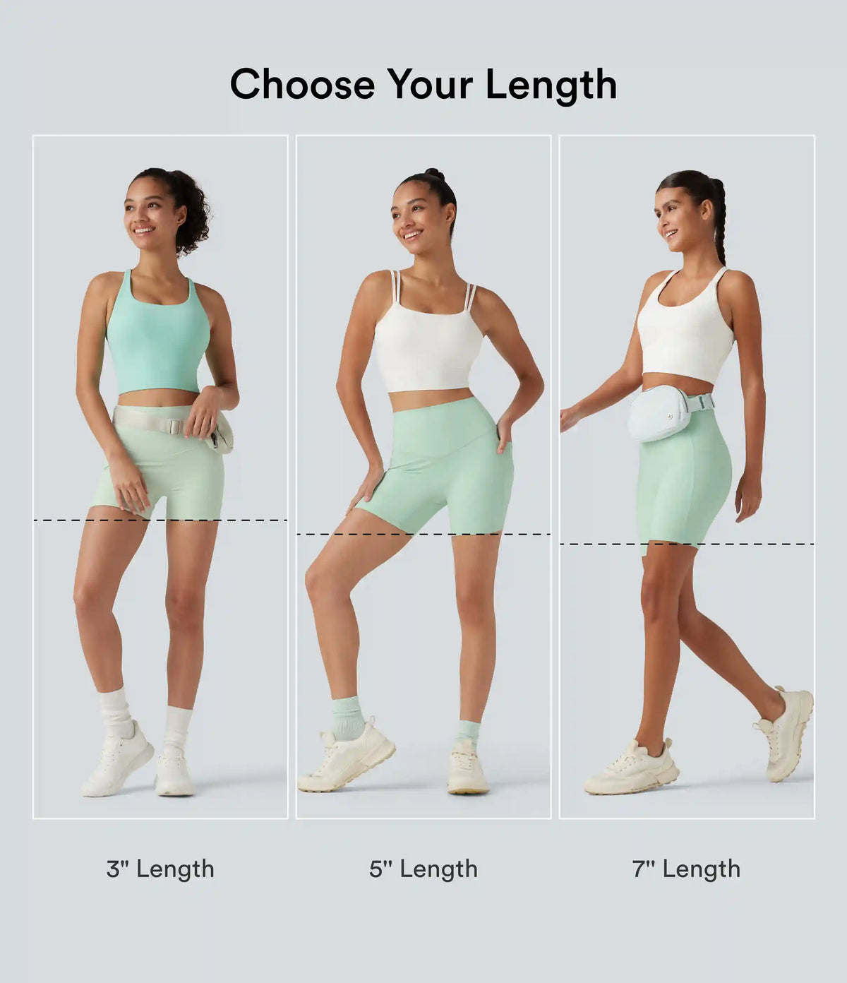 Halara UltraSculpt™ High Waisted Tummy Control Shaping Training Biker Shorts 7'' with Pockets