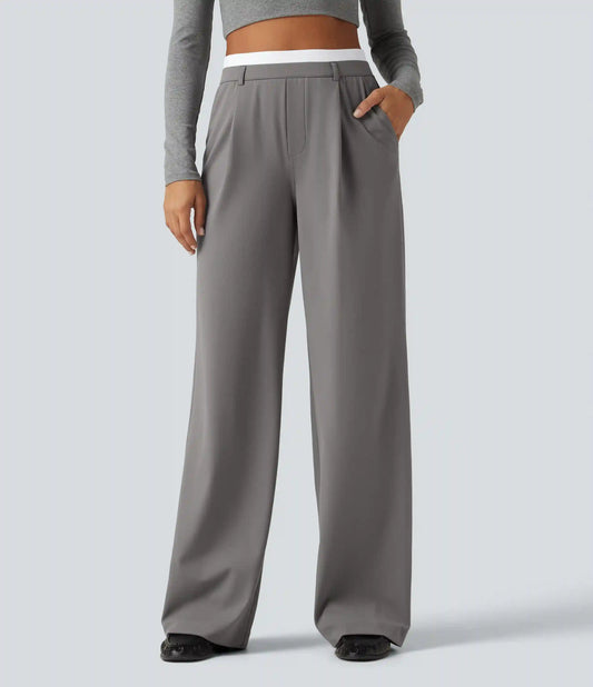 Halara Flex™ DayStretch High Waisted Straight Leg Work Pants with Pockets