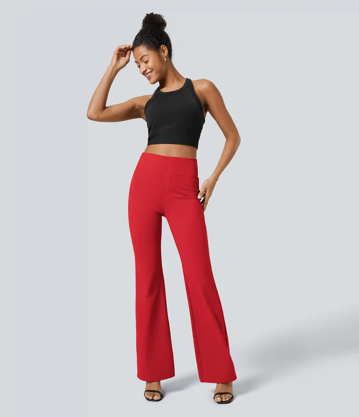 Halara Flex™ High Waisted Back Side Pocket Slight Flare Work Pants