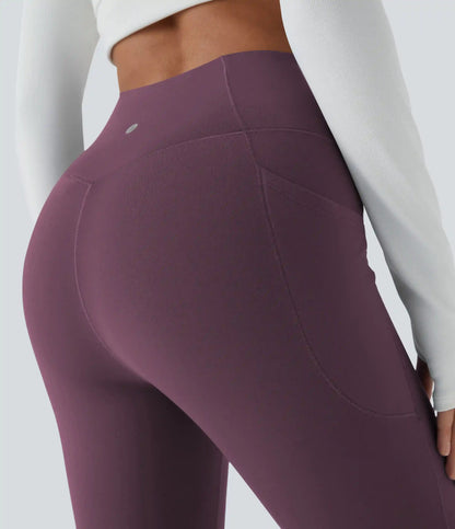 SoftlyZero™ Plush Thermal High Waisted Pocket Skinny 7/8 Yoga Leggings