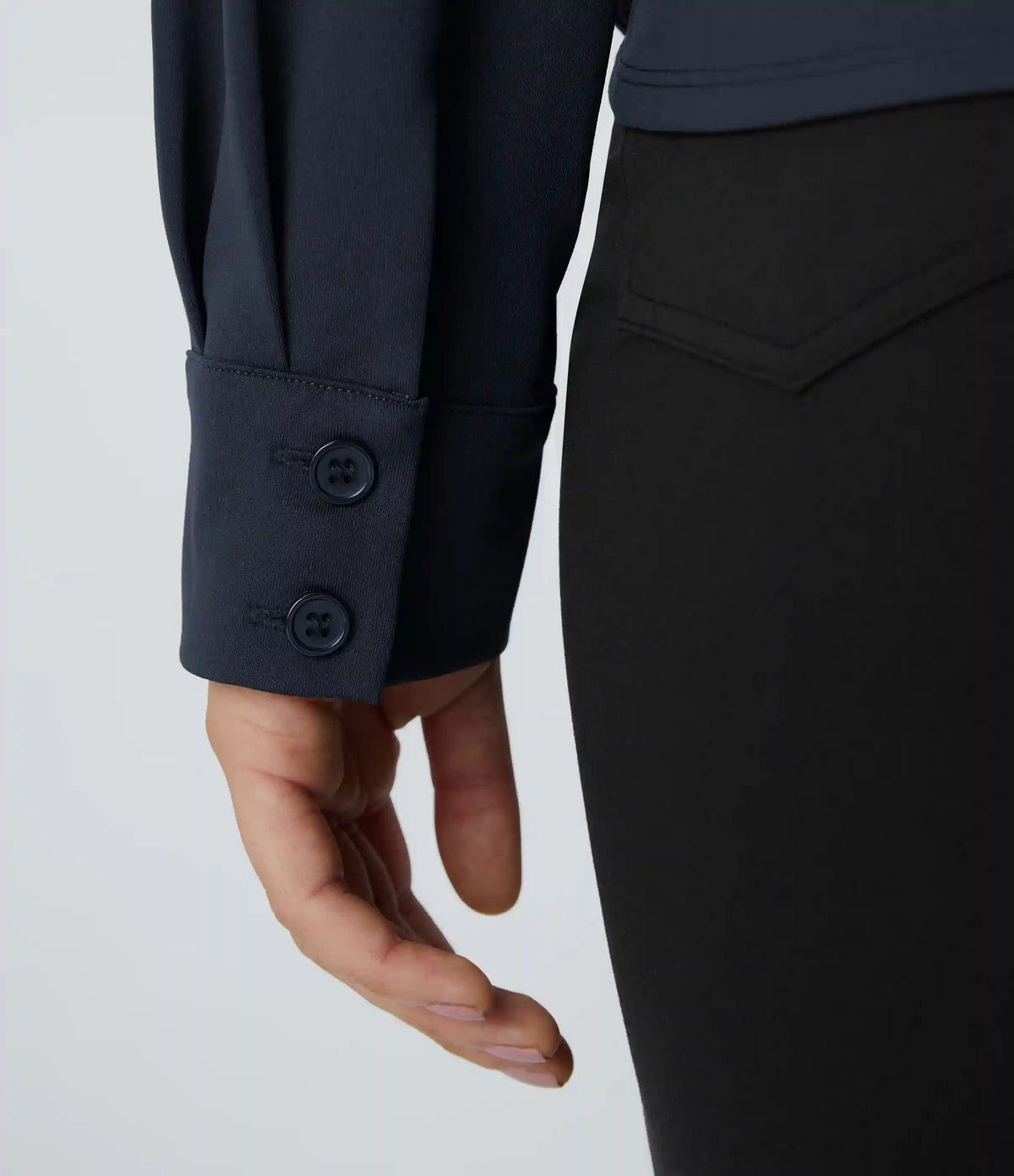 Crossover Long Sleeve Work Shirt