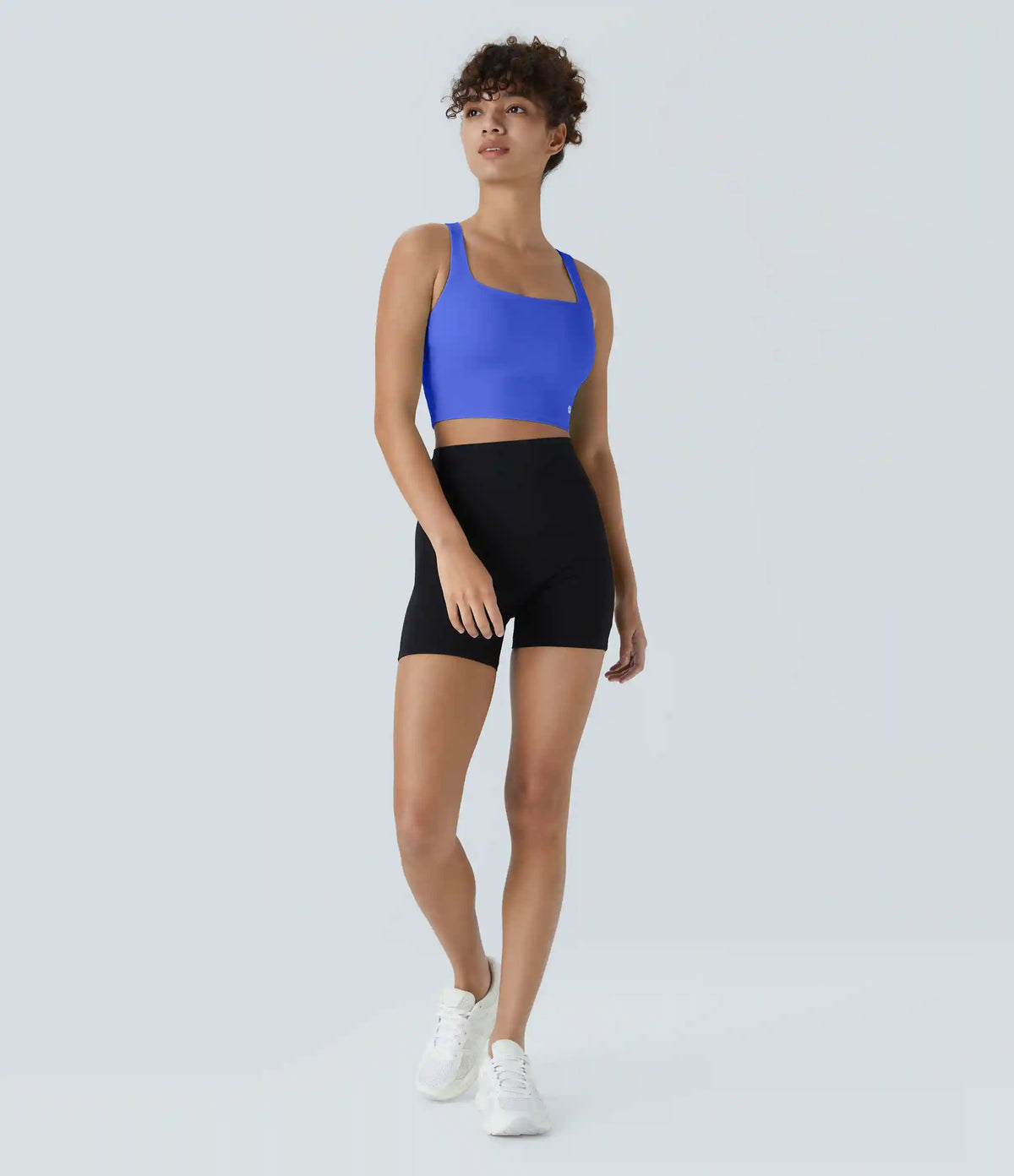 SoftlyZero™ Airy Square Neck Backless Crisscross Cropped InstantCool Yoga Tank Top