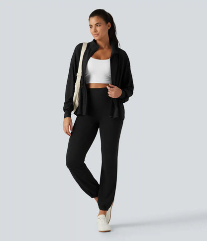 SoftlyZero™ High Neck Long Sleeve Yoga Jacket