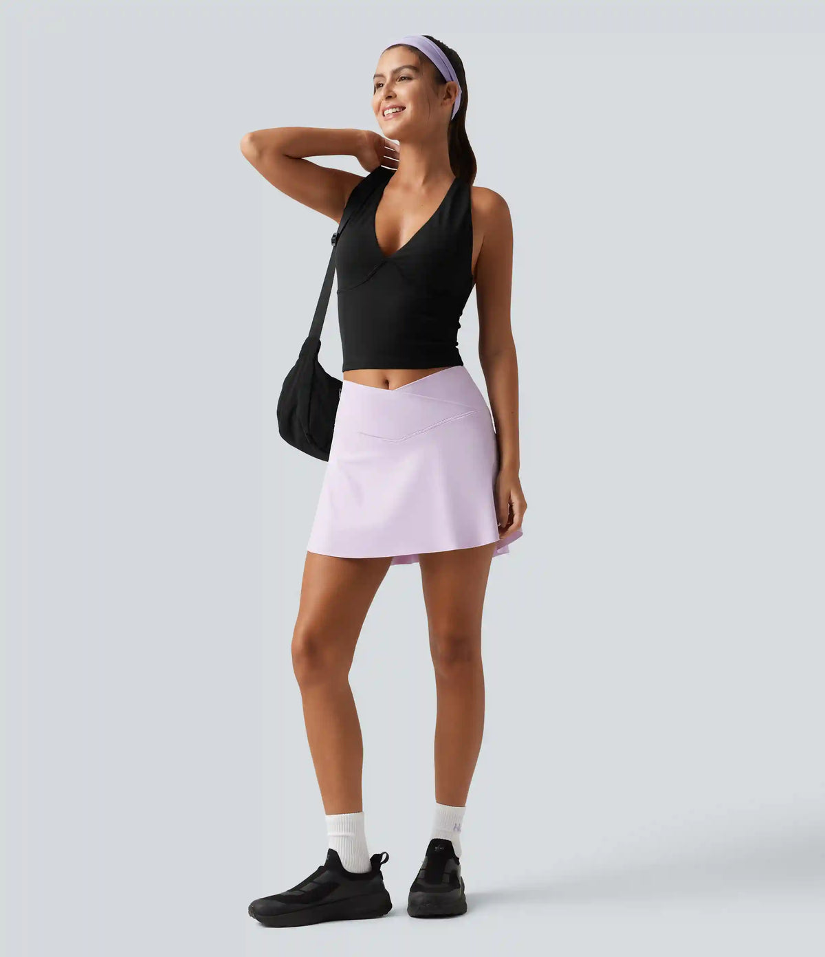 SoftlyZero™ V Neck Built-in-Bra Yoga Tank Top