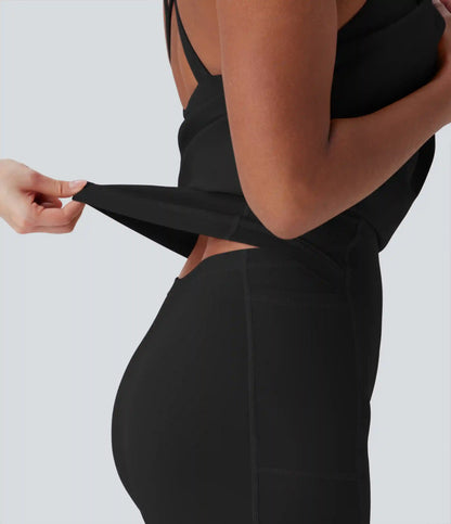 SoftlyZero™ 2-in-1 Pocket Mini Yoga Active Dress-Easy Peezy Edition