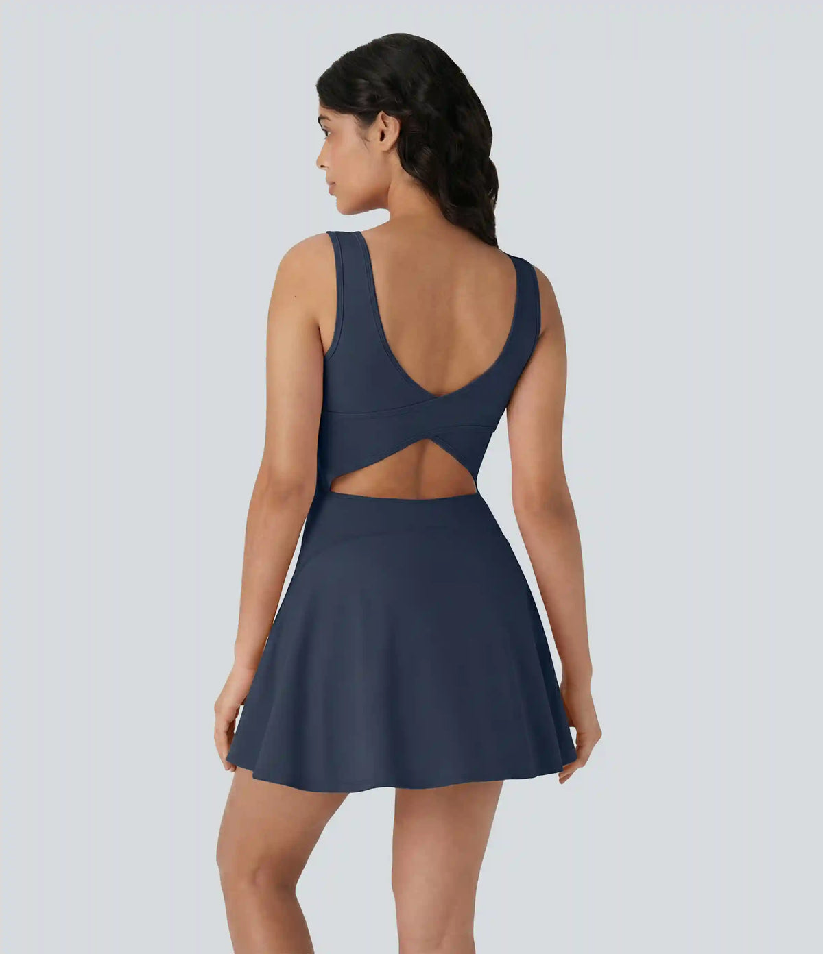 SoftlyZero™ Airy U Neck 2-in-1 Pocket Mini InstantCool Dance Active Dress