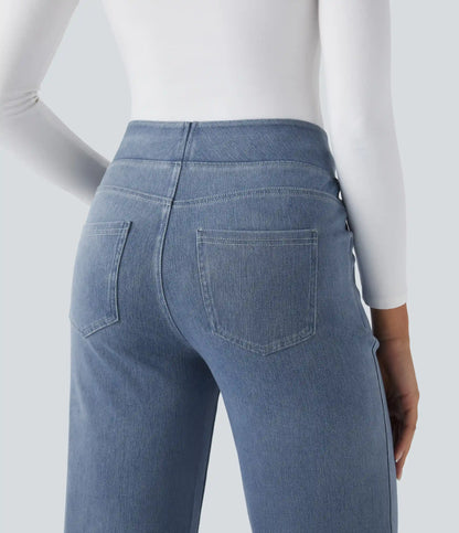 Halara Flex™ High Waisted Pockets Straight Leg Work Jeans