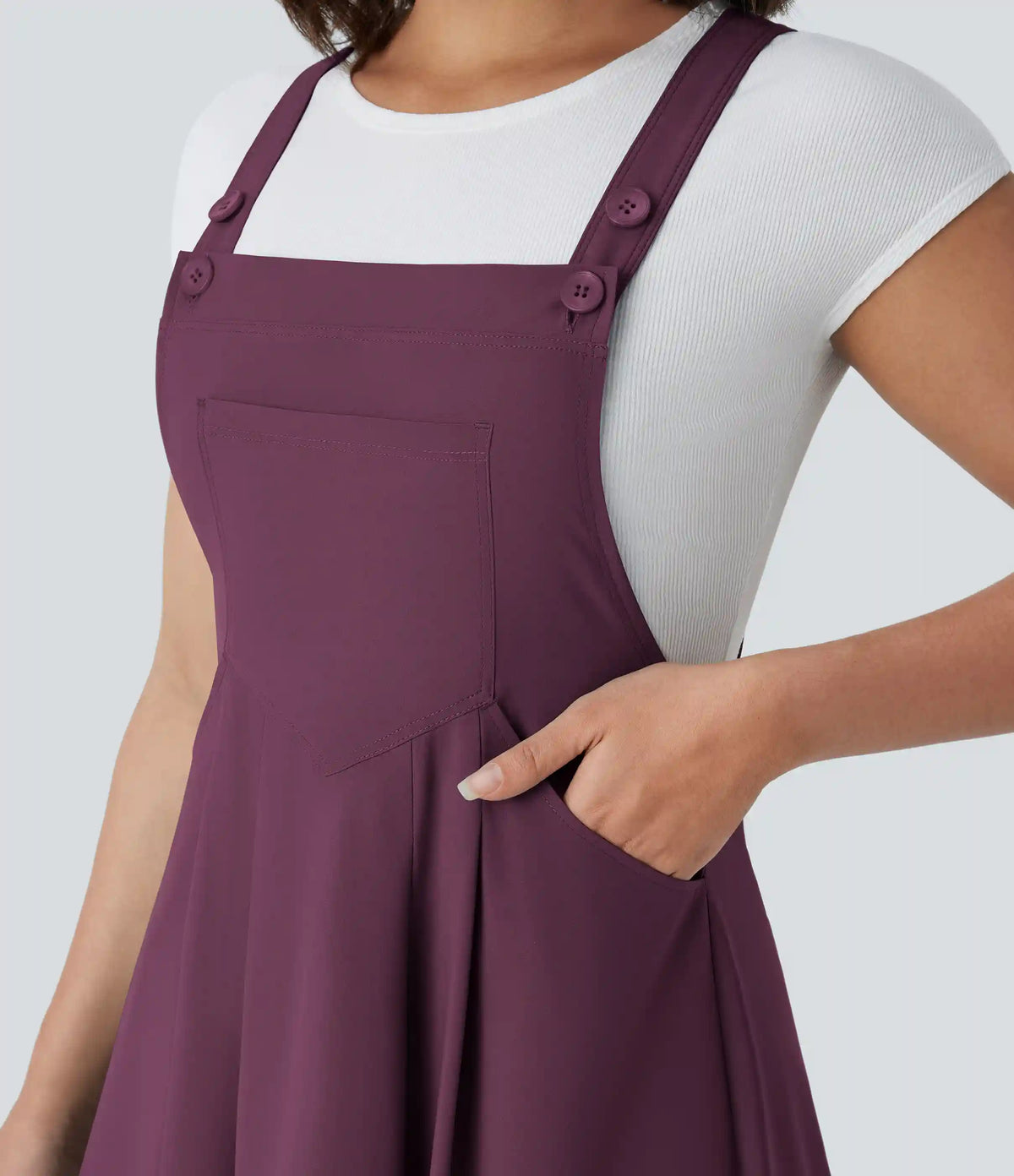 Breezeful™ Pockets Flowy Quick Dry Midi Casual Dress