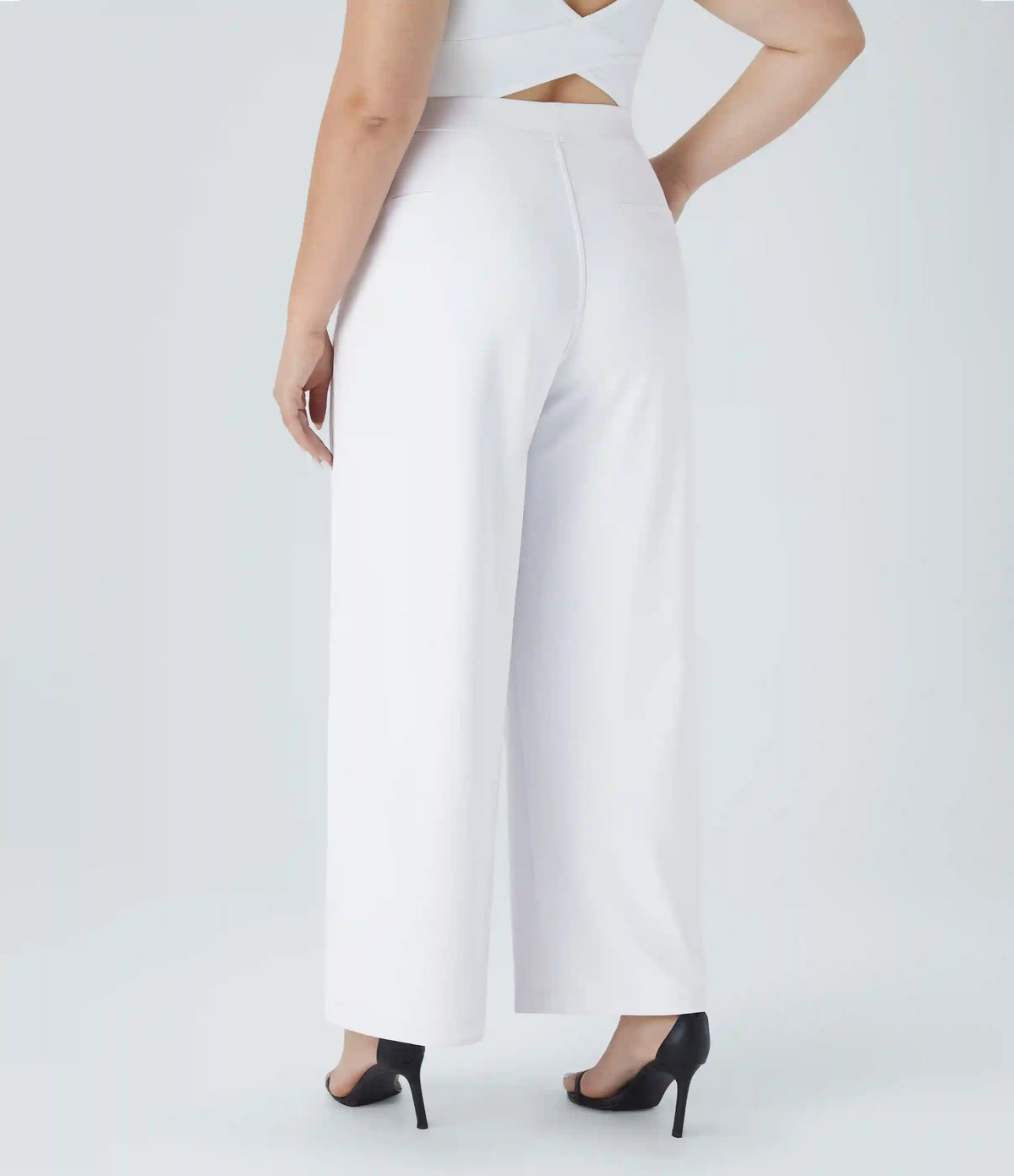 Halara Flex™ DayStretch High Waisted Pocket Straight Leg Work Plus Size Pants