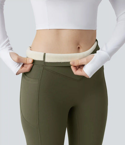 Halara UltraSculpt™ Extra Heat High Waisted Scrunch Butt Lifting Tummy Control Yoga Leggings with Pockets